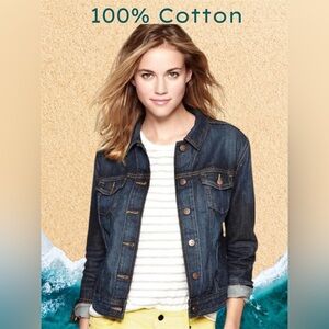 ✅ GAP 1969 Dark Wash Denim Jacket for Women